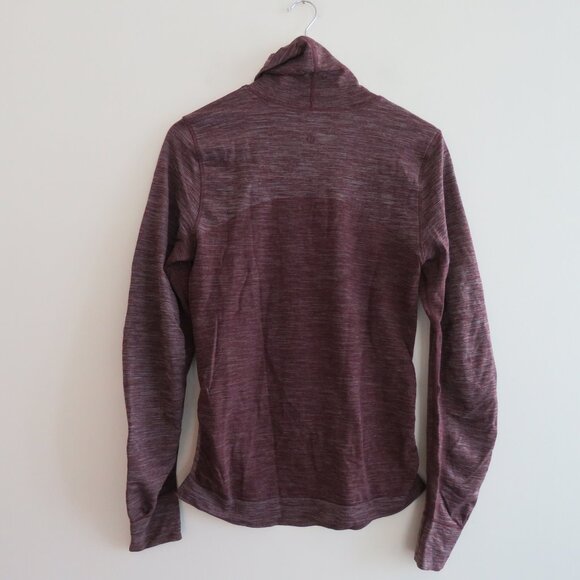 LULULEMON Woolly Wonder Turtleneck Top in Dark Adobe / White Wool - Size US 6 - Picture 11 of 14